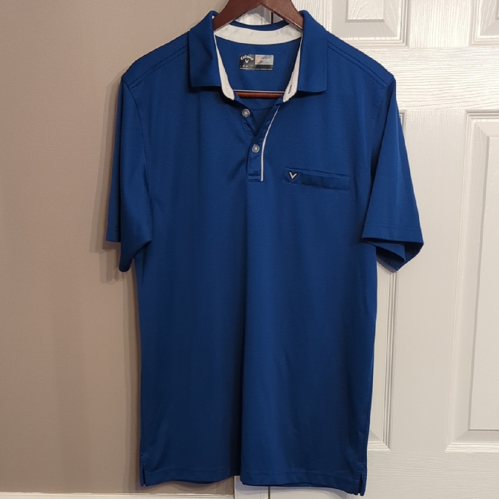 Callaway OptiDri Blue Golf Polo Shirt